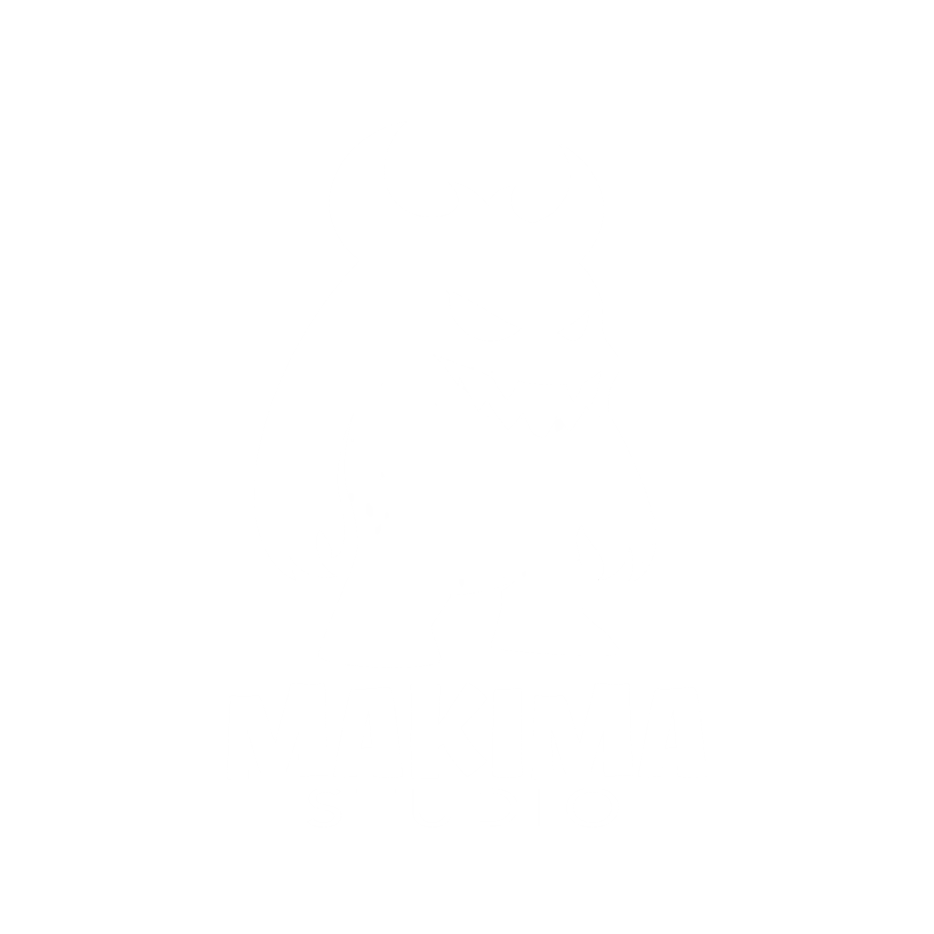 Makima Studio white logo with name